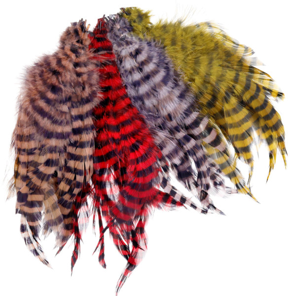 MFC Barred Schlappen Grizzly Feathers