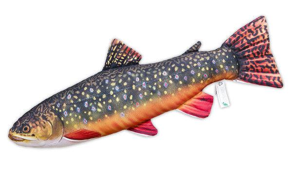 Fish Pillow Soft Toy Brook Trout 35cm