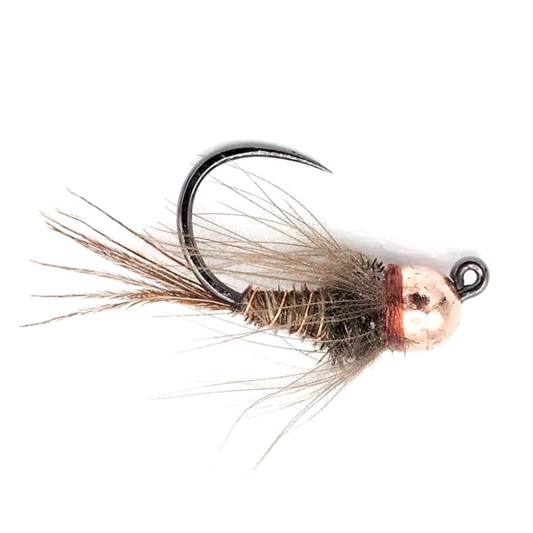 Superflies Tungsten Nymph Pheasant Tail CDC Jig