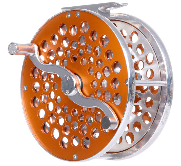 Vosseler Obsession fly reel orange