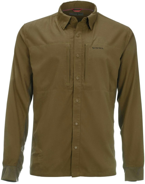 Simms BugStopper Intruder BiComp UPF30 Shirt with UV & Insect Protection Driftwood