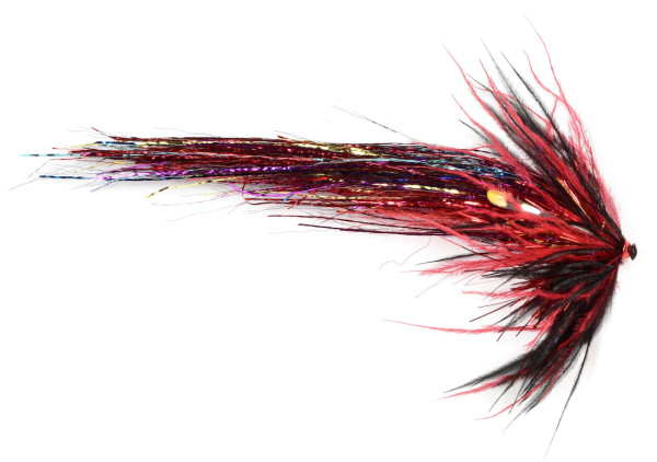 Frödin Flies Tube Fly Flash Wing Series - Octopuzzy Red