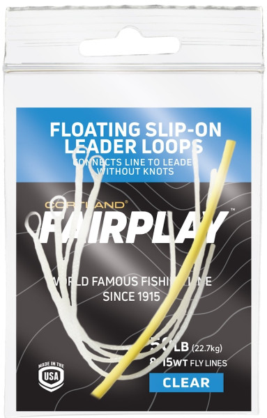 Floating Slip-On Leader Loops - 4 pc Pack - Clear