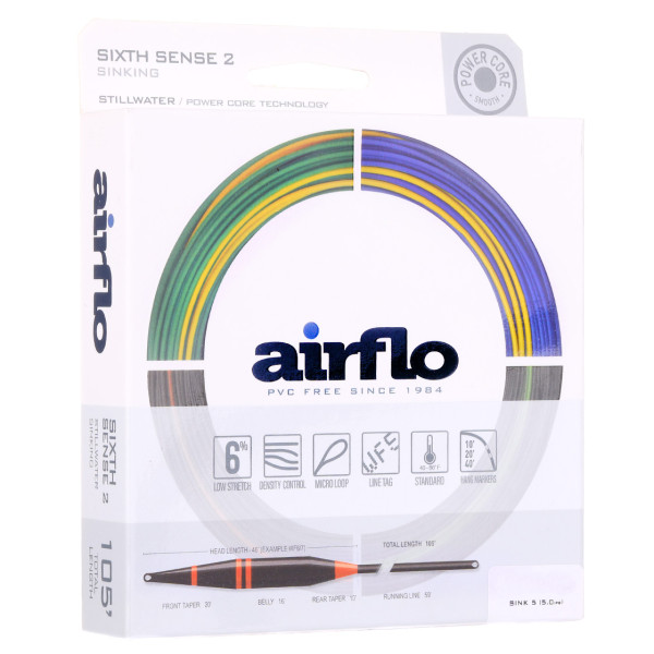 Airflo Sixth Sense 2 - Sink 5 Long Belly Distance Fly Line Dark Blue