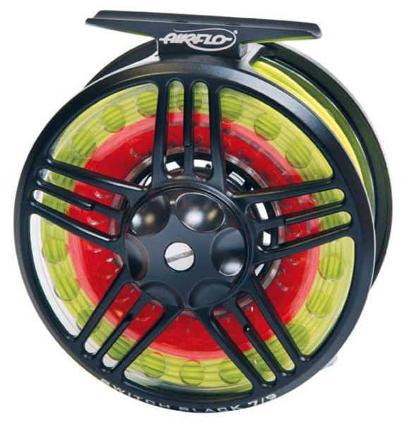 Airflo Switch Reel Black - Cassette with extra spools and bag