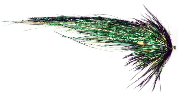 Frödin Flies Tube Fly Flash Wing Series - Gaudy Green