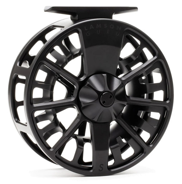 Lamson Guru S-Series HD Fly Reel blackout