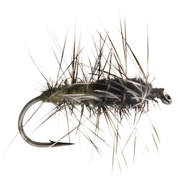 Kami Flies Dry Fly - Super Pupa olive/black