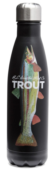 Winston Trout Steel Water Bottles black