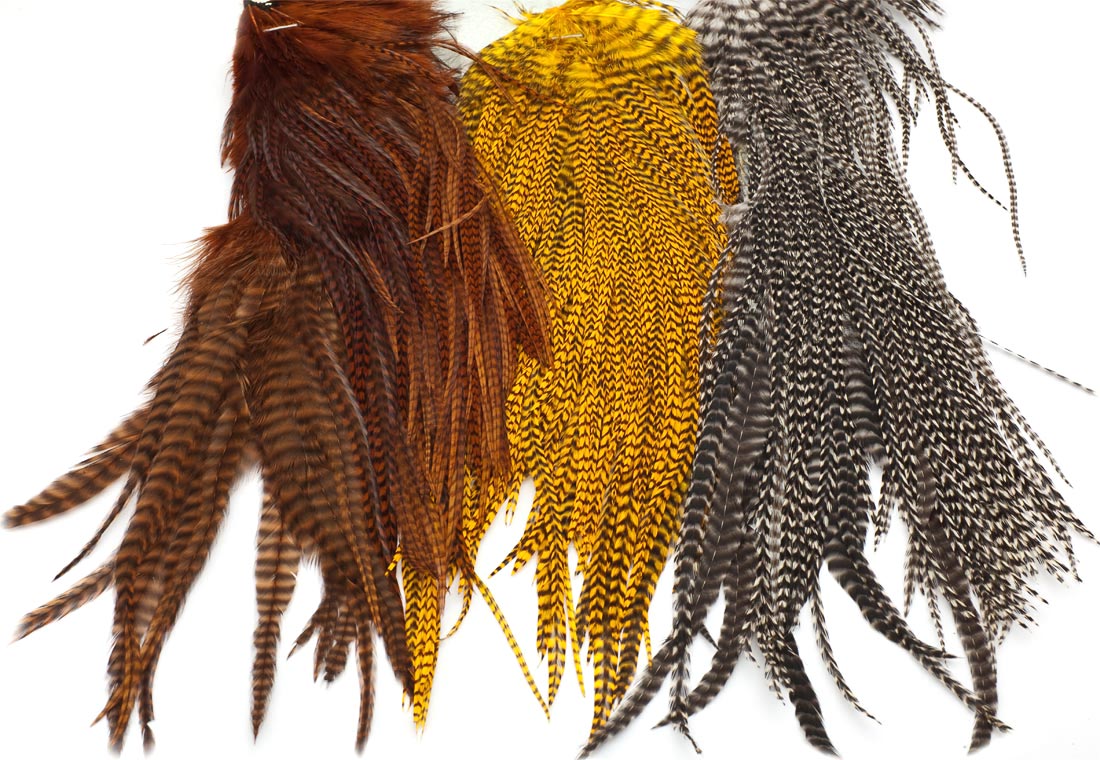 Keough Grizzly Saddles, Best Quality Saddle Hackles, Keough Fly Tying  Feathers