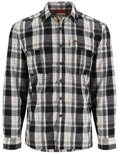 Simms ColdWeather Shirt Gunmetal Logan Plaid