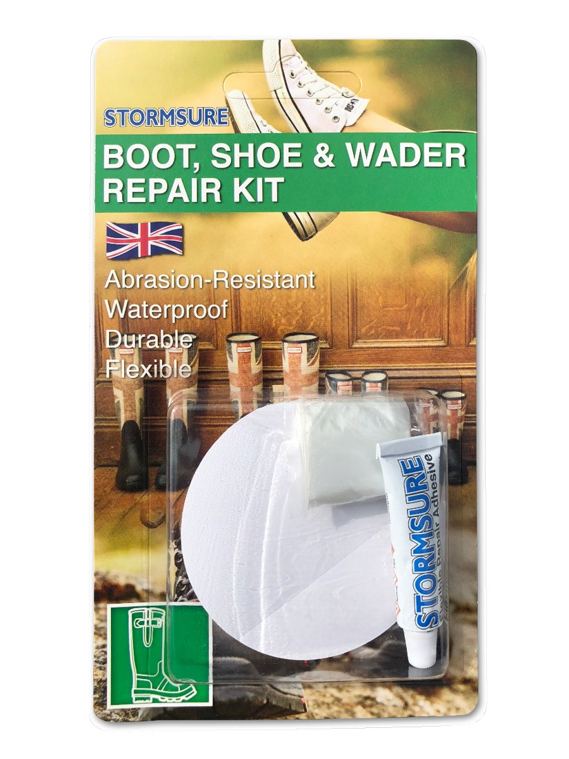 Stormsure Boot, Shoe & Wader Repair Kit, Cleaning, Protection and Glue, Equipment