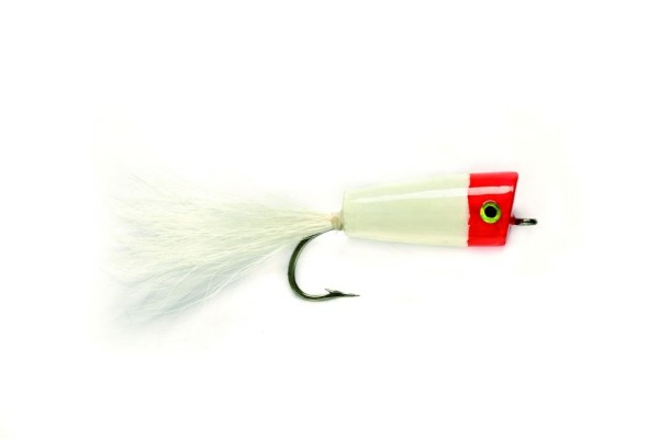 Fulling Mill Streamer - Skipping Bug white/red