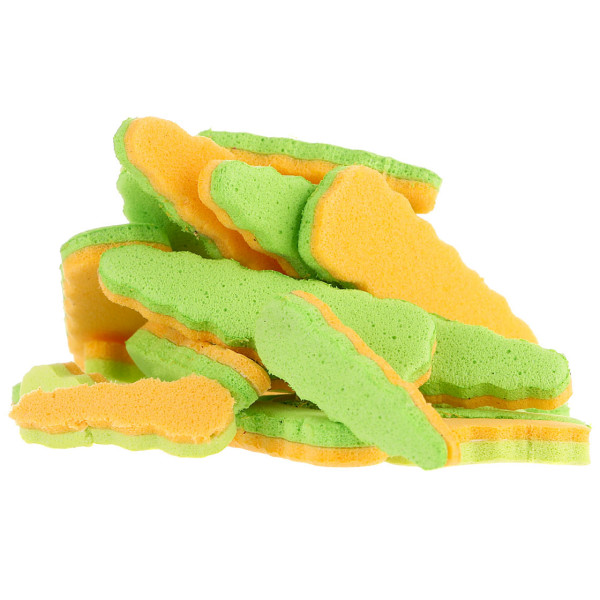 Chernobyl Ant & Hopper Foam Bodies 10 pc. chartreuse-orange