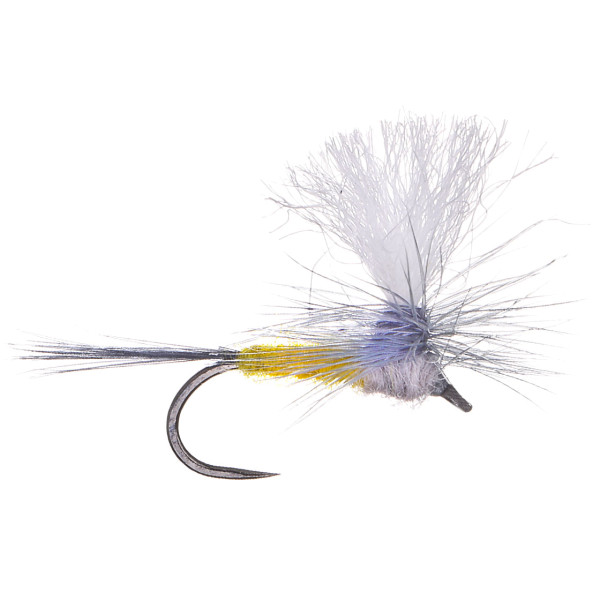 adh-fishing Dry Fly Parachute Yellow Grey on AHREX by Superflies