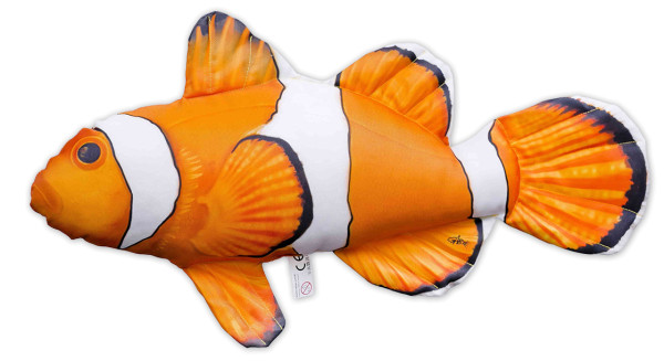 Fish Pillow Soft Toy Clownfish 32cm