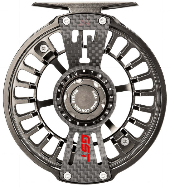 Traper GST Euro Nymph Full Frame # 2 - # 4 Fly Reel gunsmoke