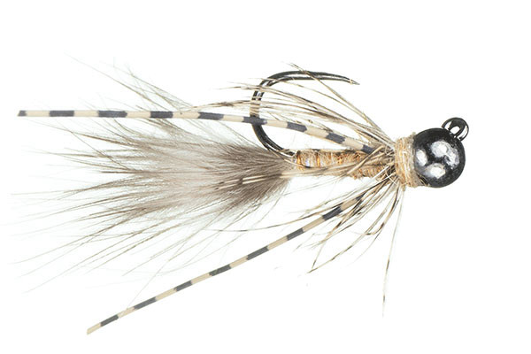 MFC Jig Mini Bugger Tan Nymph Barbless