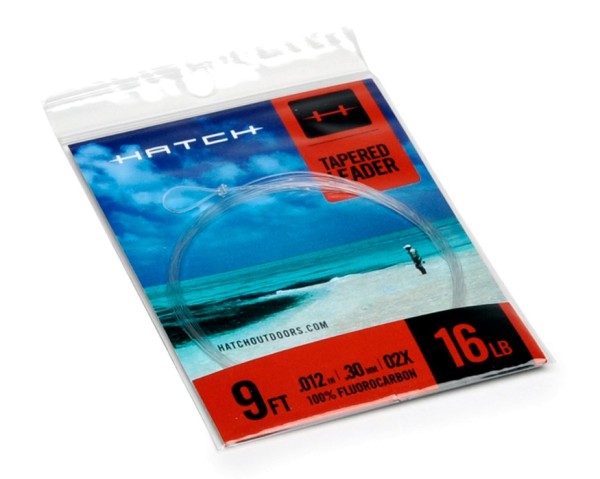 Hatch Professional Saltwater Series Fluorocarbon Tapered Leader 9