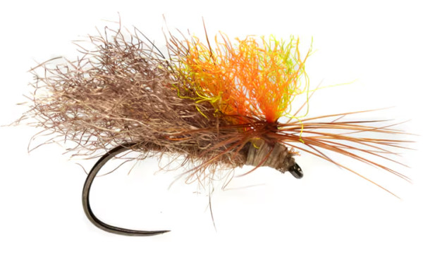 Fulling Mill Weiss' Hi-Top Caddis Tan Barbless Dry Fly