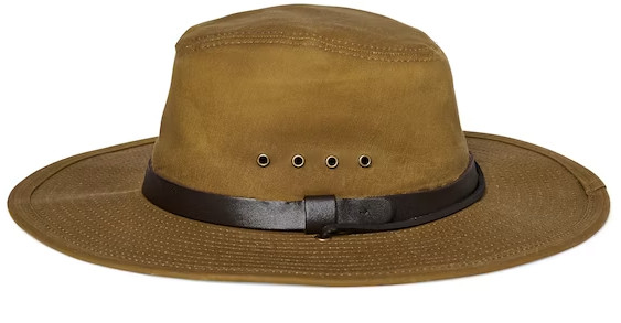 Filson Tin Cloth Bush Hat dark tan | Caps and Hats | Headwear ...
