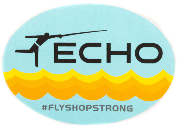Echo FlyShopStrong Sticker, Sticker, Print & Sticker