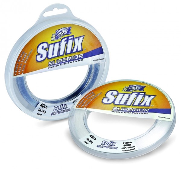 Sufix Superior Hard Mono Saltwater Leader, Leader Materials, Fly Lines