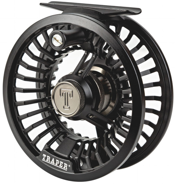 Traper Spider Fly Reel black - gunsmoke