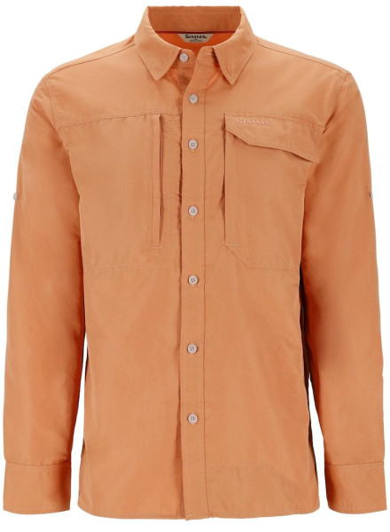 Simms Guide Shirt Orange Maple