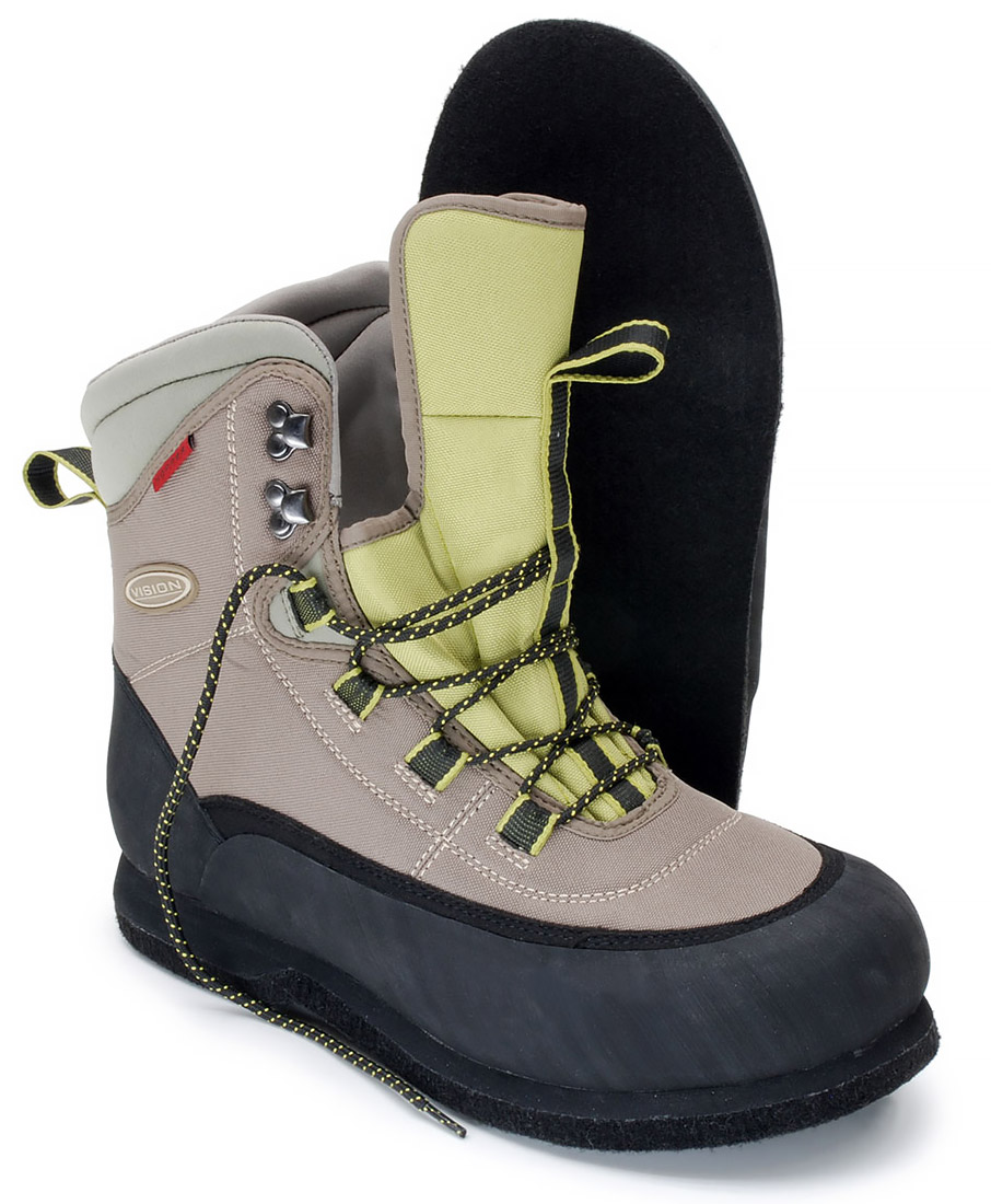 vision hopper gummi wading boots