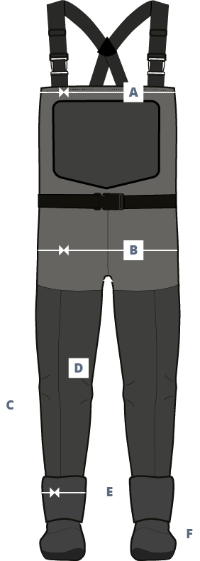 Traper Wader Sizes