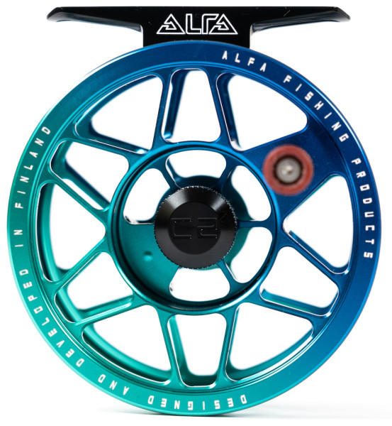 Alfa Arctic Click C-Series Nymph & Dryfly Full Frame Fly Reel northern lights