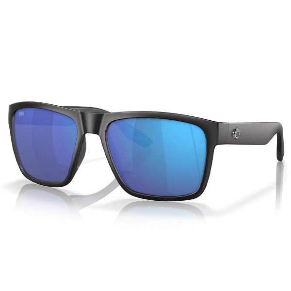 Costa Polarized Glasses Paunch #XL Matte Black (Blue Mirror 580G)