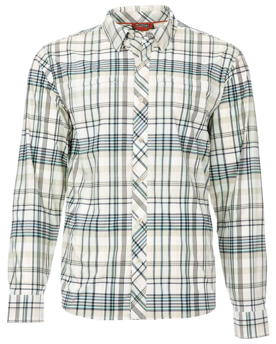 Simms Outpost Shirt Pacific Plaid XL XL