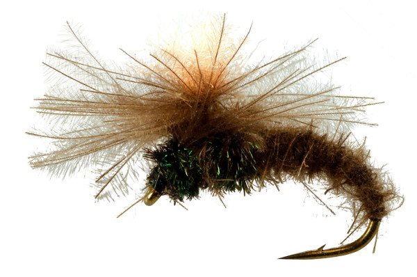 Catchy Flies Dry Fly - CF26 CDC Klinkhammer brown