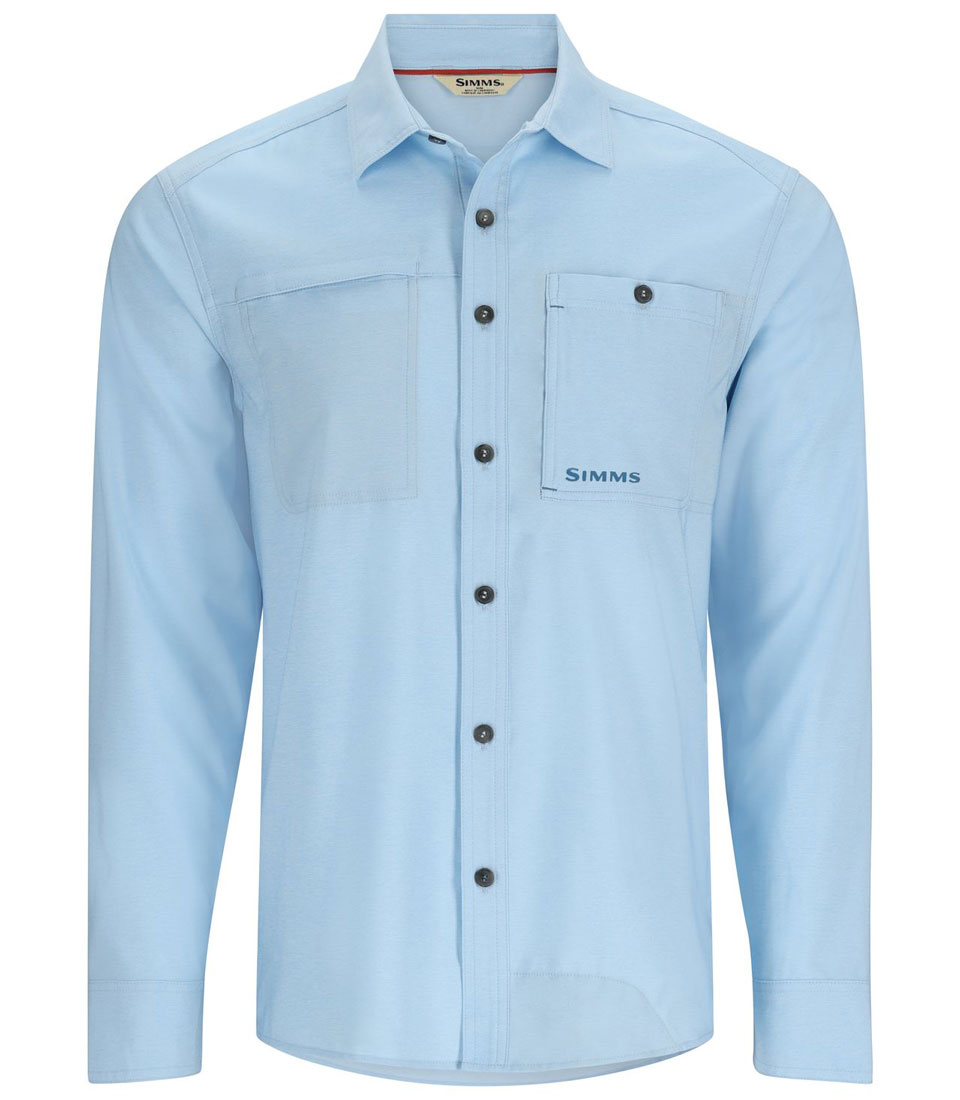 Simms L/S Guide Shirt - Sky, L