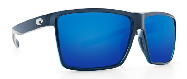 Costa Polarized Glasses Rincon Shiny Black (Blue Mirror 580G)