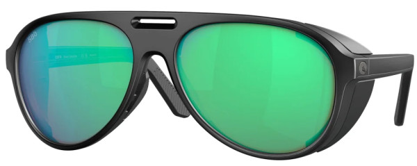 Costa Polarized Glasses Grand Catalina Matte Black (Green Mirror 580G)