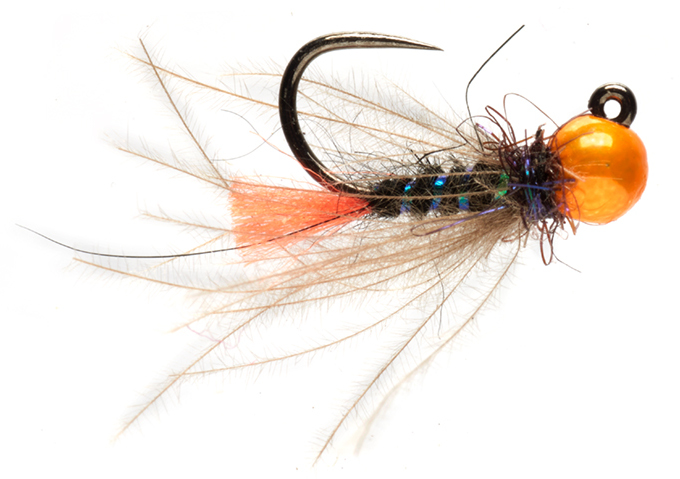 Fulling Mill Tungsten Nymph - Roza's Orange Orange | Jig and ...