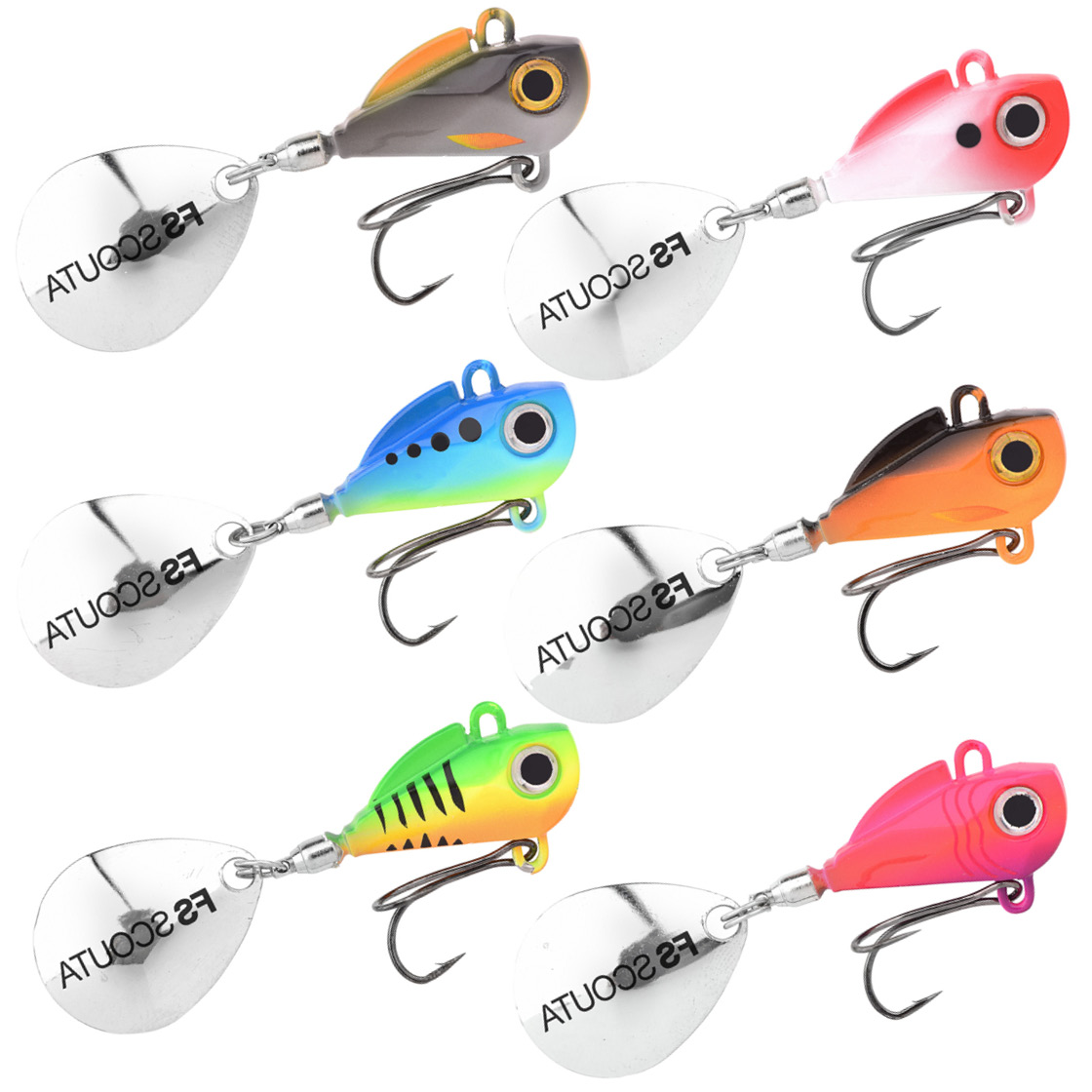 Spro Freestyle Scouta Spin Jig 10 g, Metalbaits, Lures and Baits, Spin  Fishing