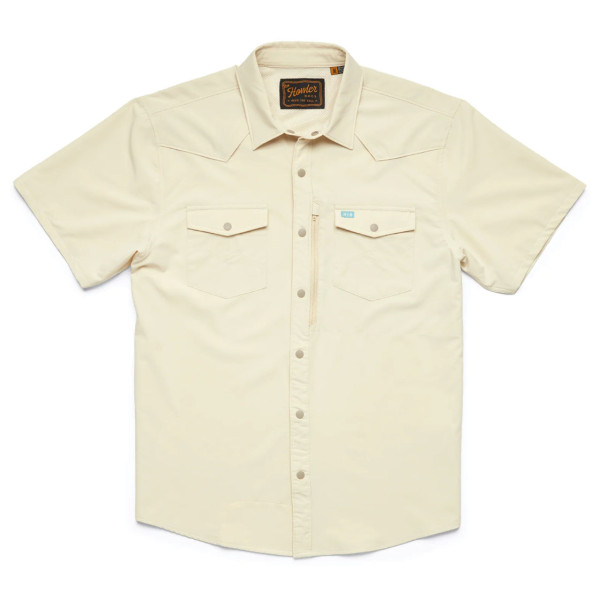 Howler Brothers Emerger Tech Sunshade Shirt Shortsleeve - parchment