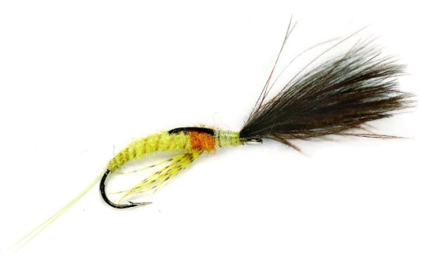 Fulling Mill Yellow Mayfly CDC Emerger #12 May Fly