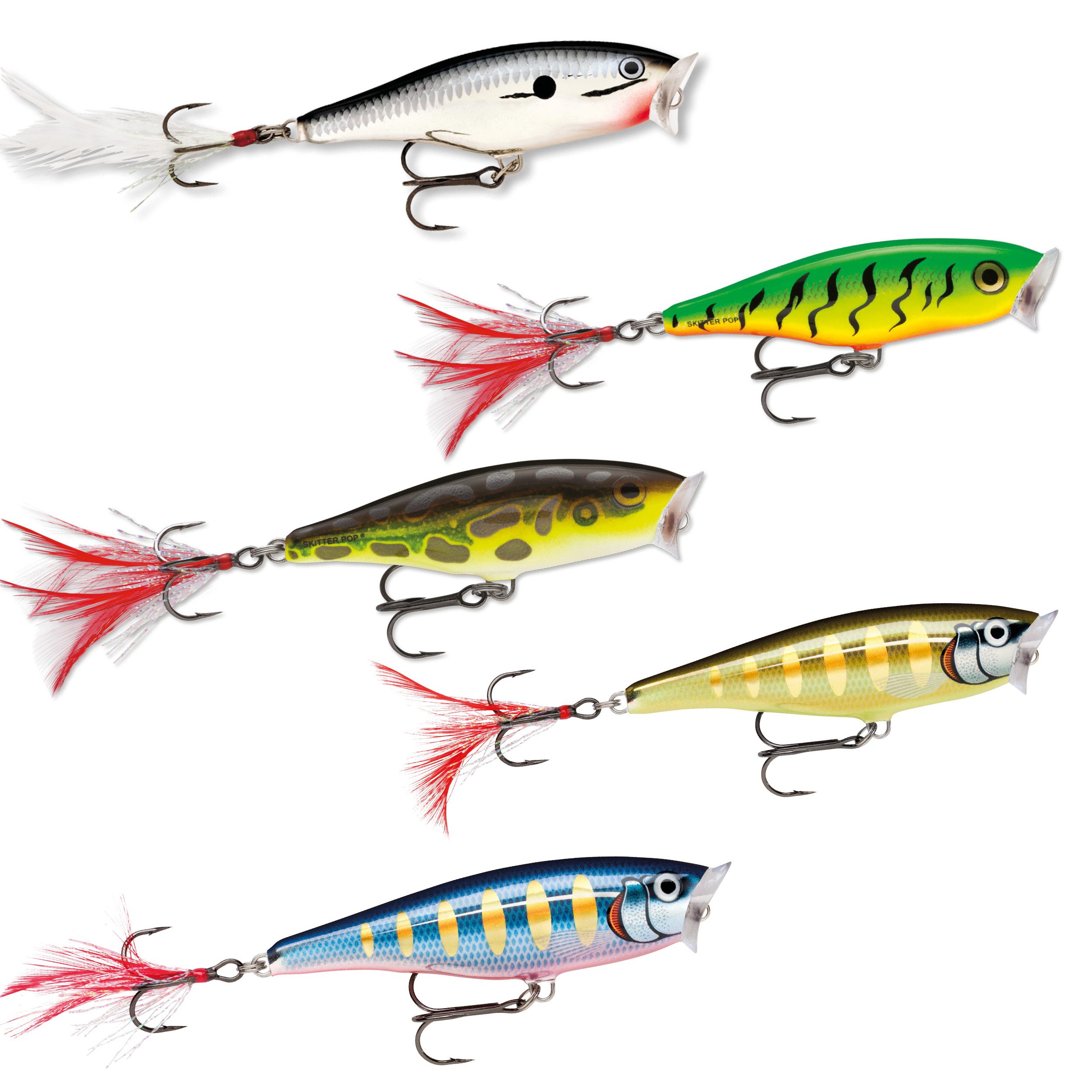 Rapala Skitter Pop 5 cm, Surfacebaits, Lures and Baits