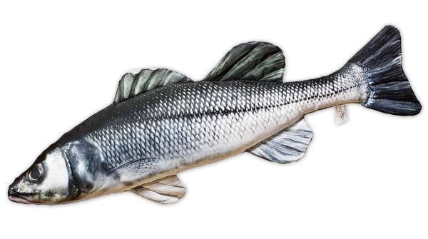 Fish Pillow Soft Toy Sea Bass 70cm