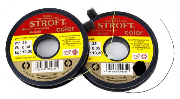 Stroft Color Leader Material Indicator Line Sighter 25 m/Spool, Leader  Materials, Fly Lines