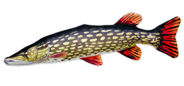 Fish Pillow Soft Toy Pike 110cm