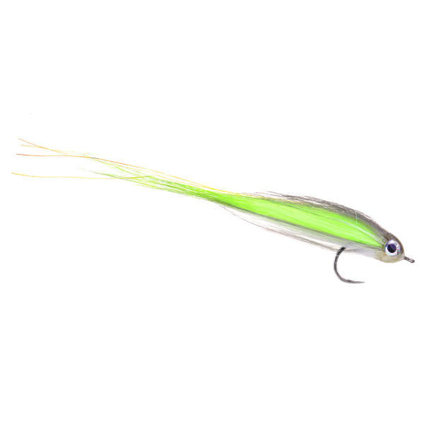 Catchy Flies Morten Hansen's Seatrout Candy grey & chartreuse