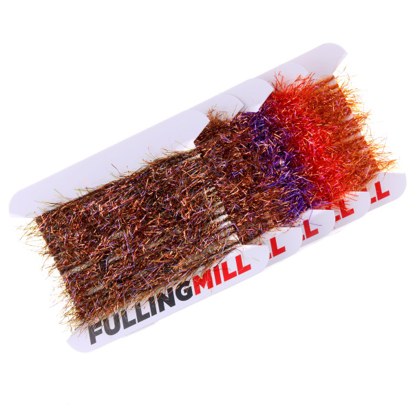 Fulling Mill Streamer Straggle Chenille Metallic Copper 12mm