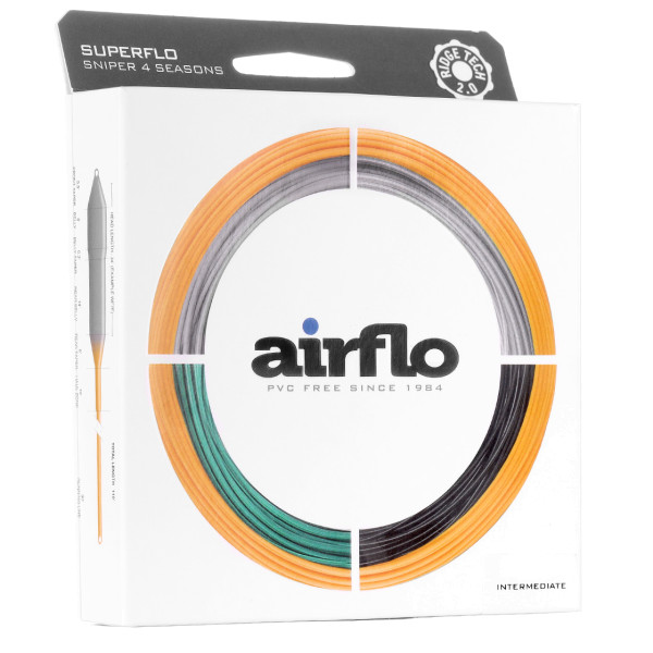 Airflo Ridge 2.0 Sniper 4 Season Floating - Fast Intermediate Head Predator Grey/Sunburst