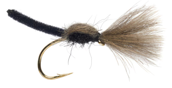 Fulling Mill Technical Dryfly Jackie's Black Palomino Shuttlecock Dry Fly